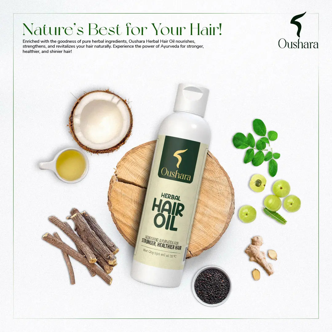Ayurvedic Hair Care Combo – Hair Oil + Comb
