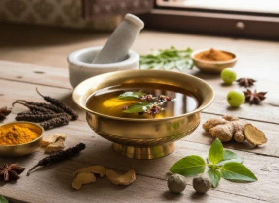 Nature-led formulations inspired by Ayurvedic wisdom.