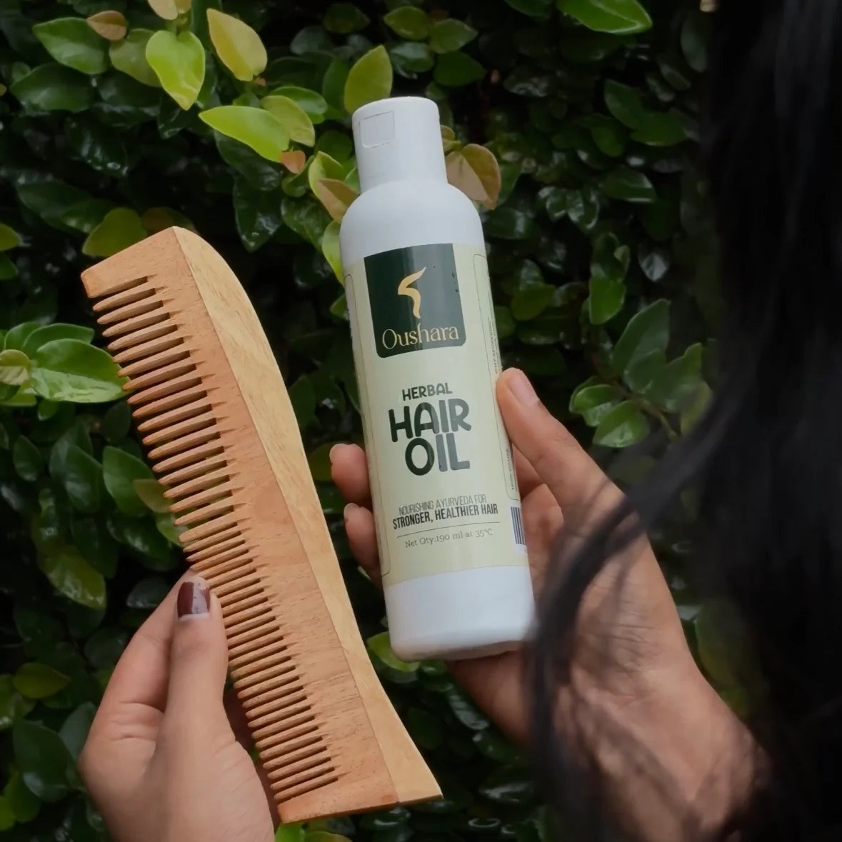 Ayurvedic Hair Care Combo – Hair Oil + Comb
